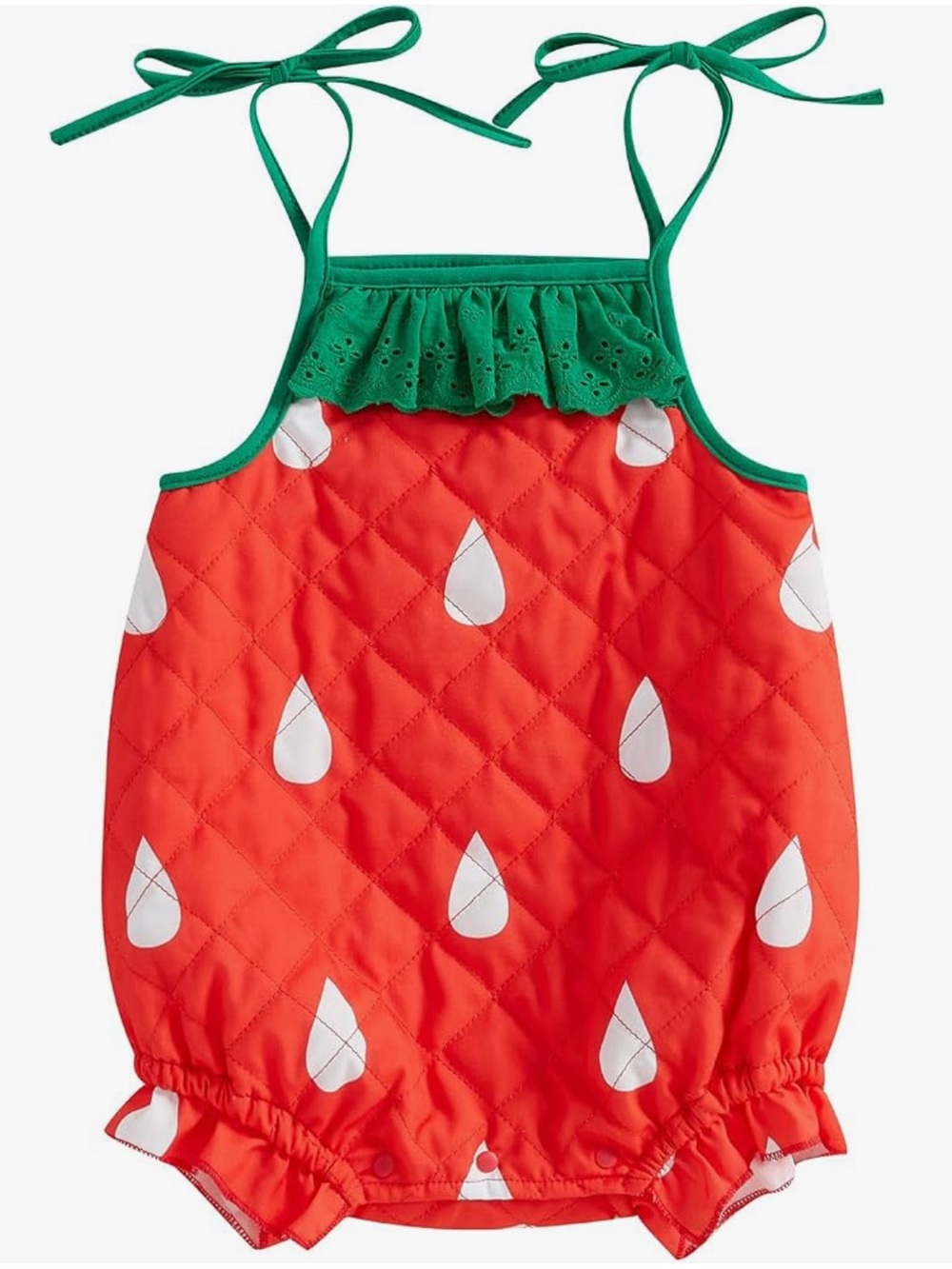 RARE Beaufort Bonnet Company Strawberry Quilted Bubble : 2t-4t
(Toddler) TBBC